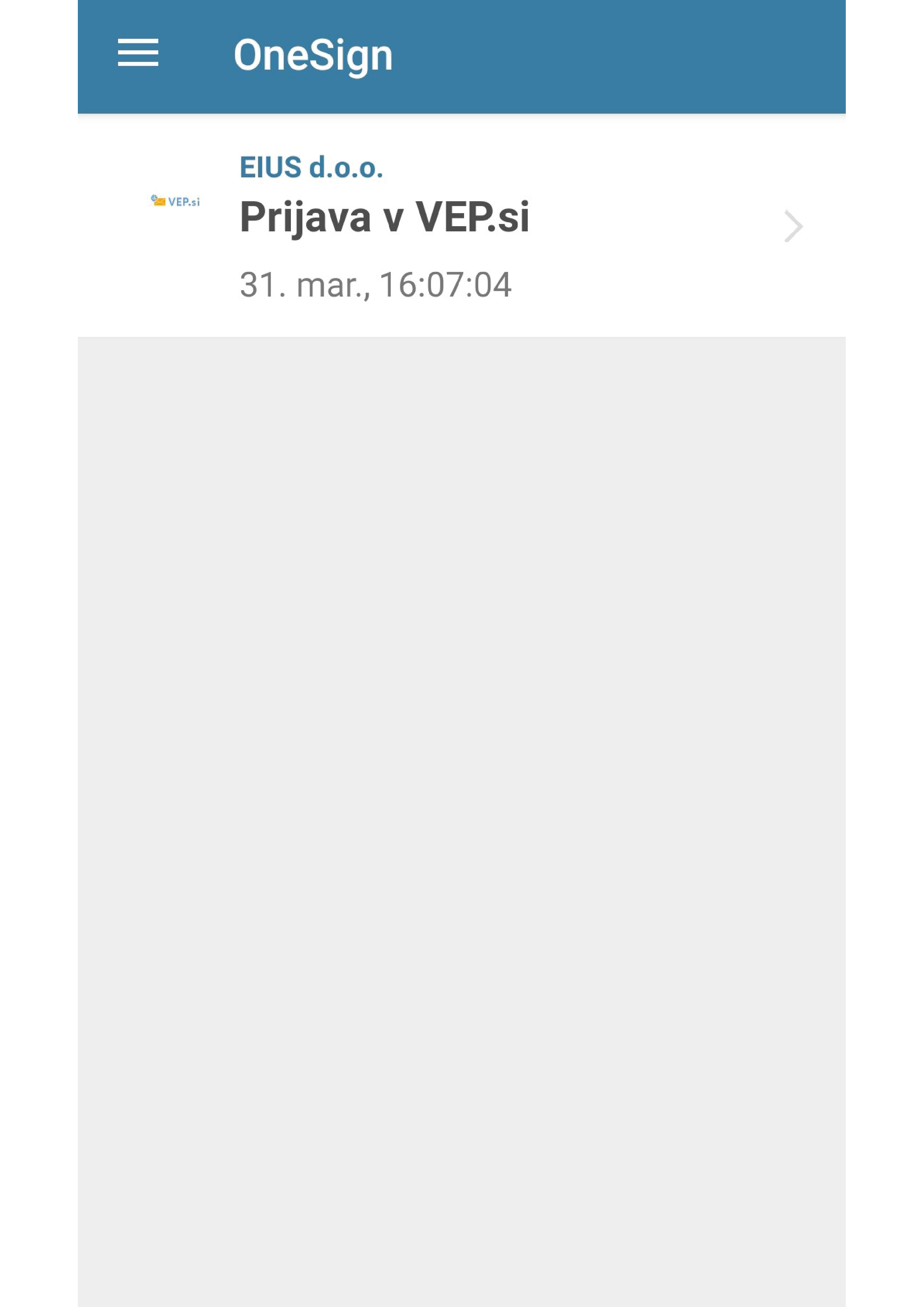 2. Prijava v VEP